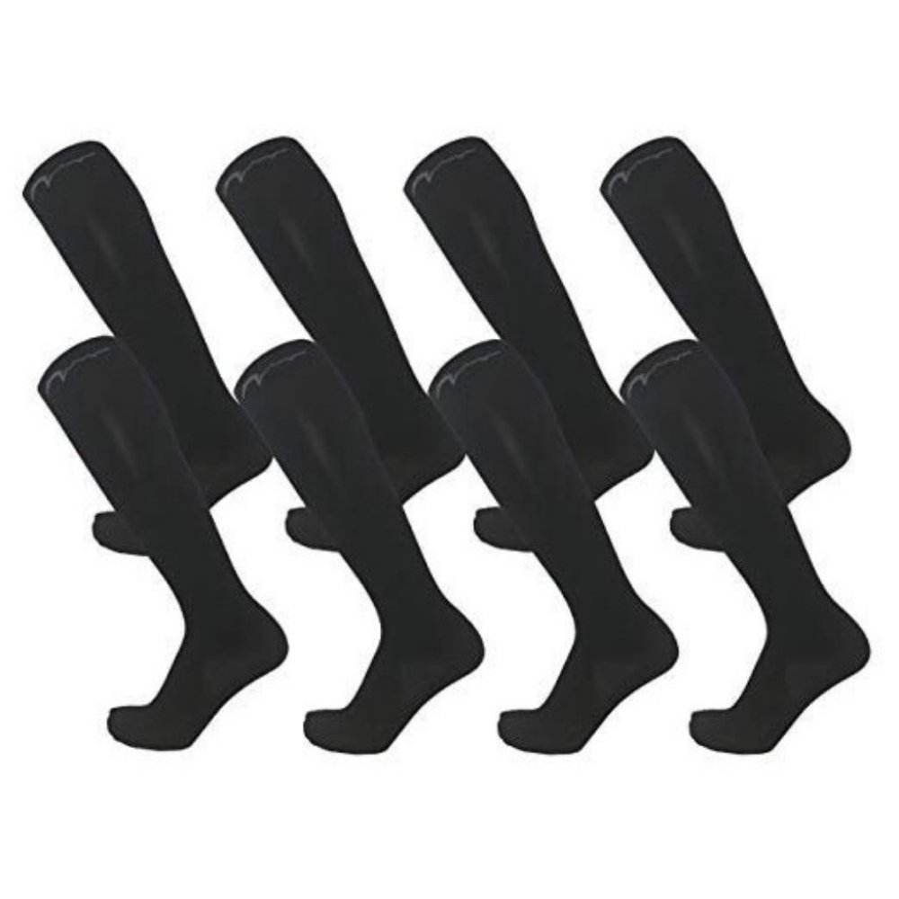 8 Pair Black Small/Medium Compression Socks, Premi - image 2